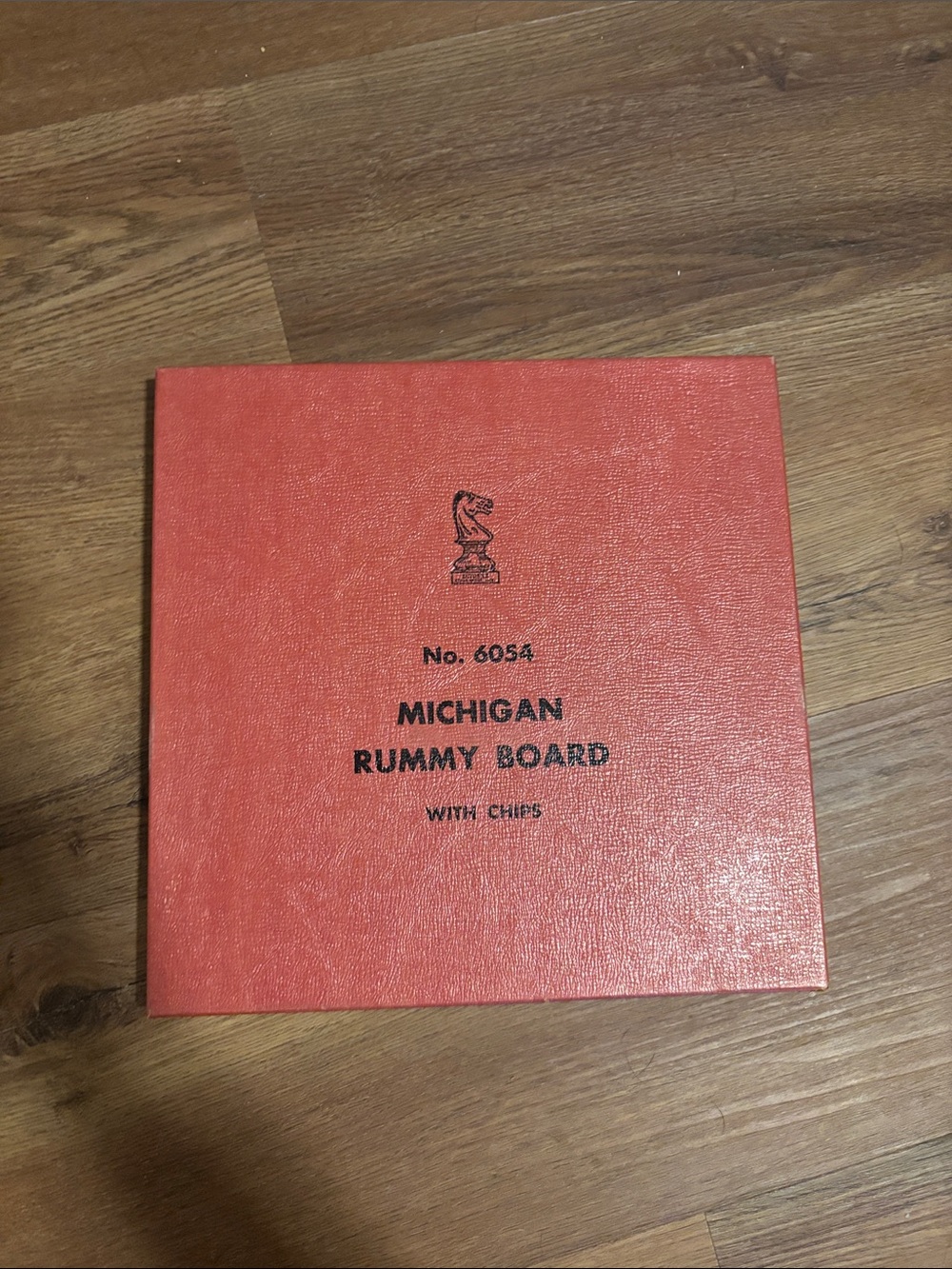Michigan Rummy Board Game Box - Red